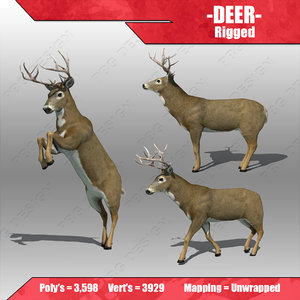 deer 3d 3ds