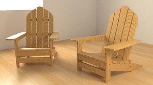 adirondack chair 3ds