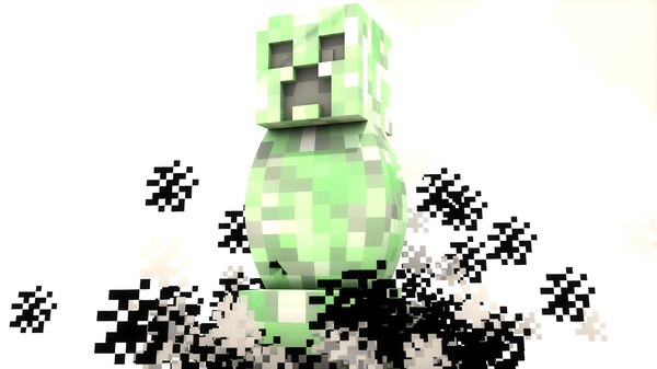 minecraft exploding creeper