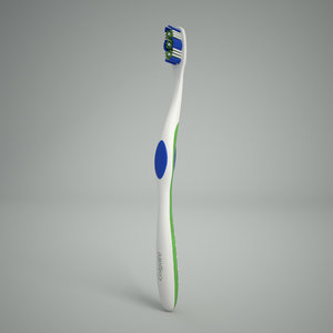 colgate toothbrush 3d model