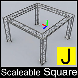 cinema4d adjustable truss square