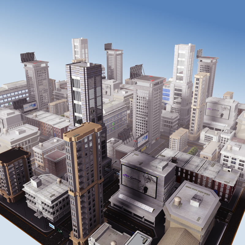 city 3d model