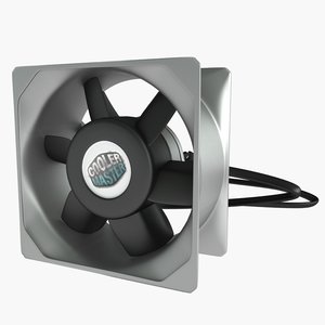 3d model cooling fan