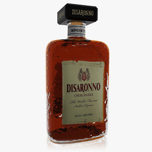 realistic disaronno italian liqueur 3ds