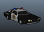3d police car model