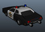 3d police car model