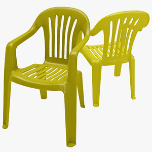 3d monobloc chair 1