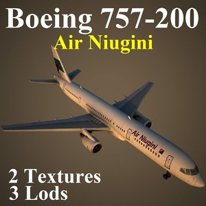 boeing 757-200 ang 3d model