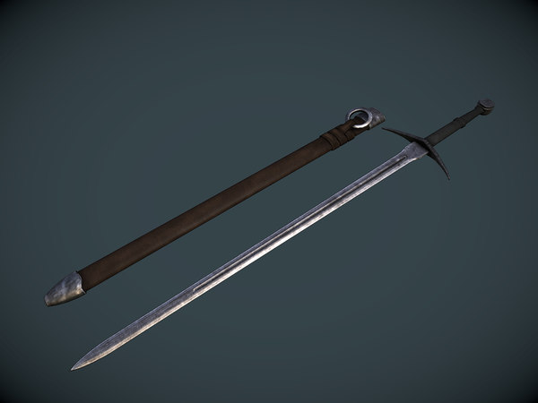 3d Model Bastard Sword