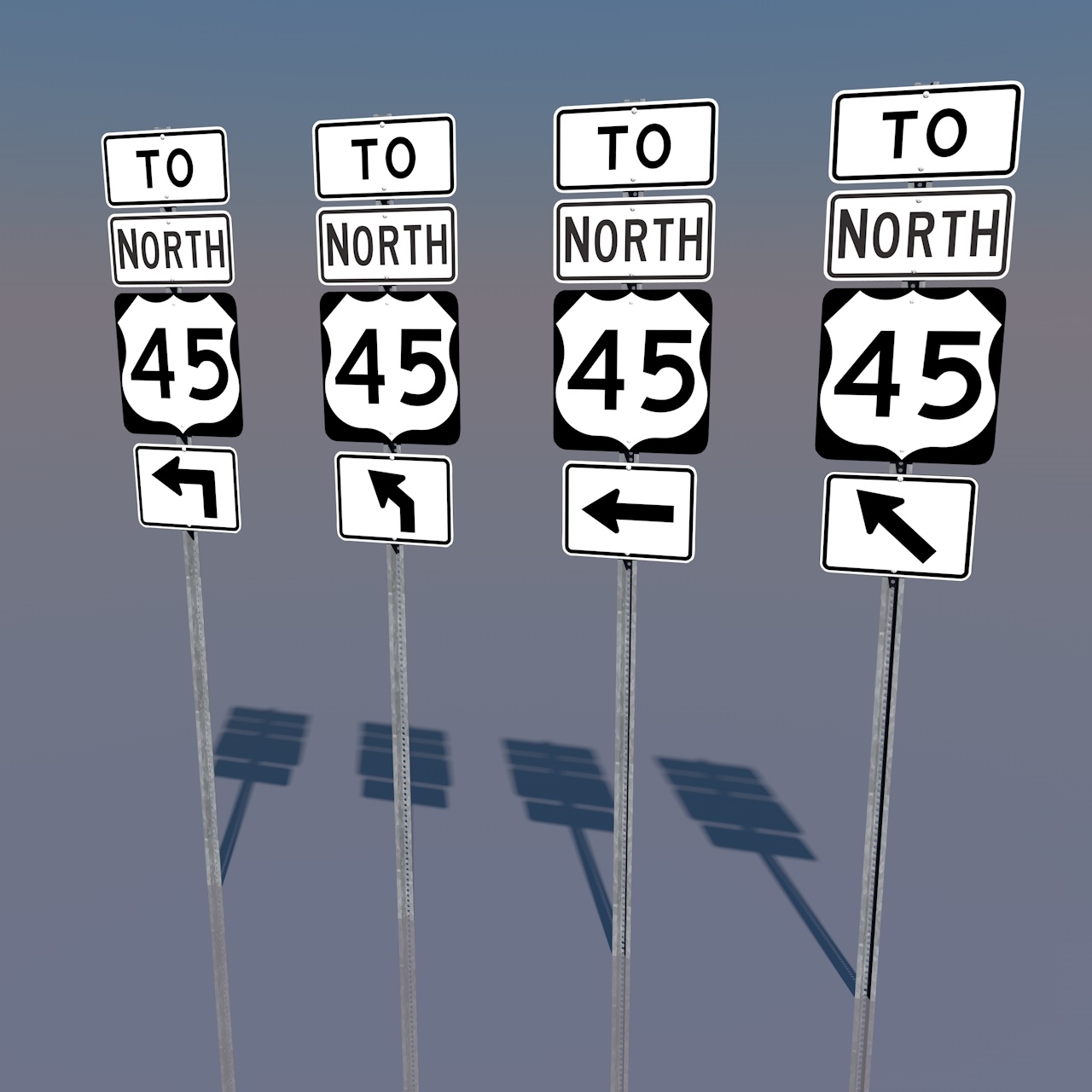 u s highway 45 3d c4d