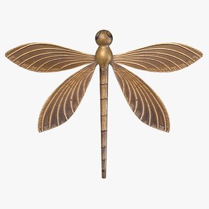 3d model wall dragonfly fg