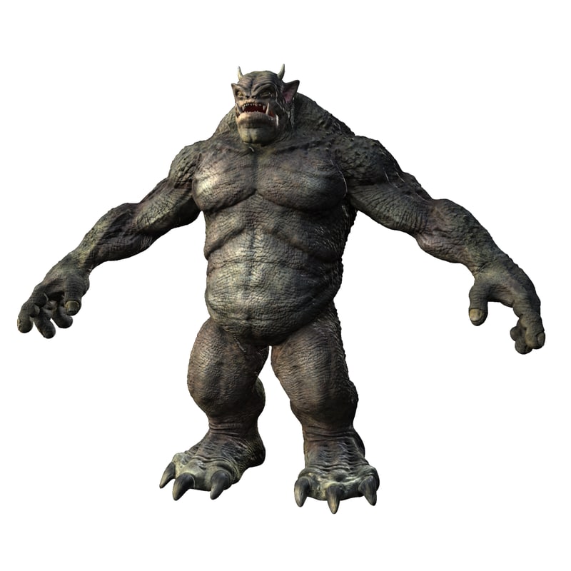 3d troll model