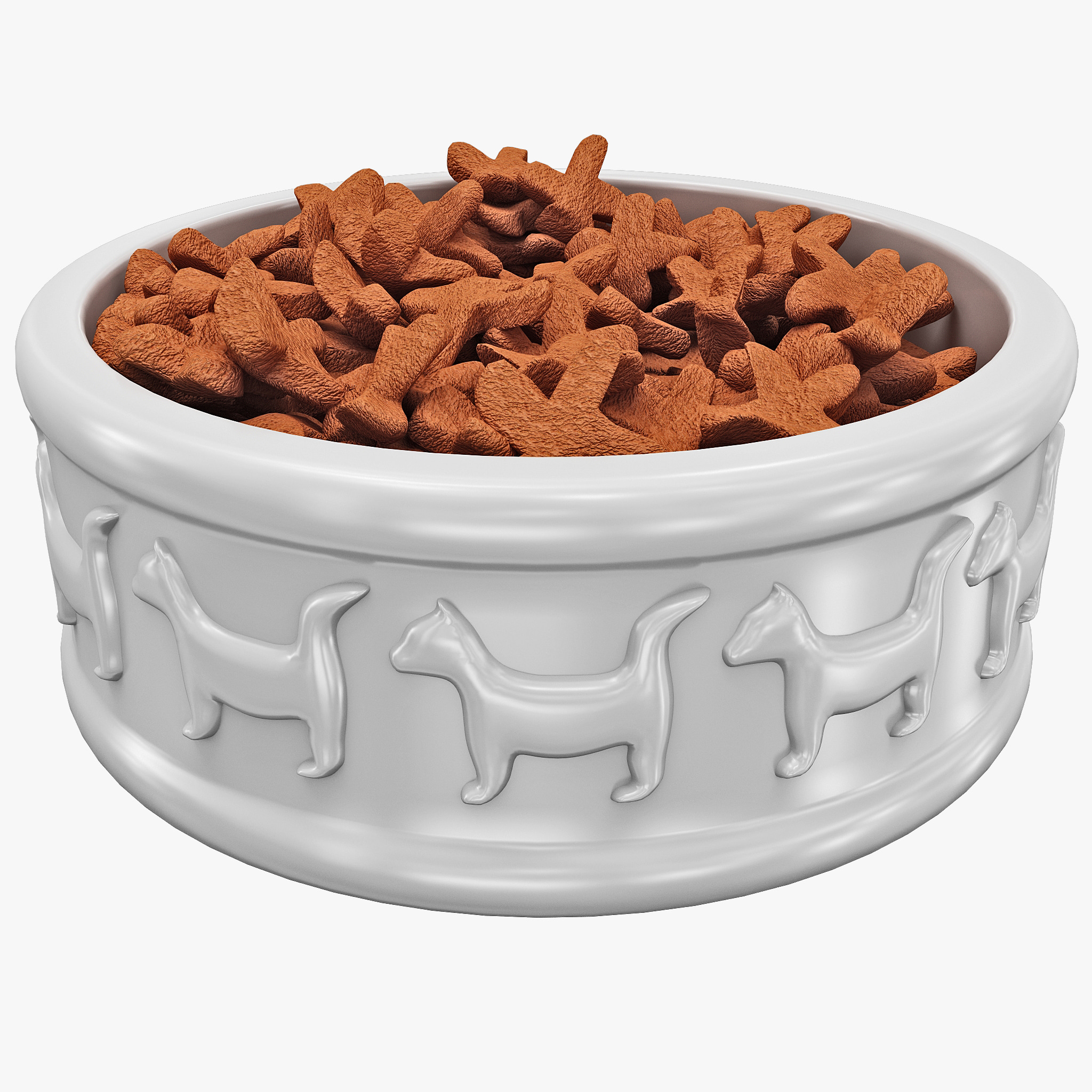 C4d Cat Food Bowl