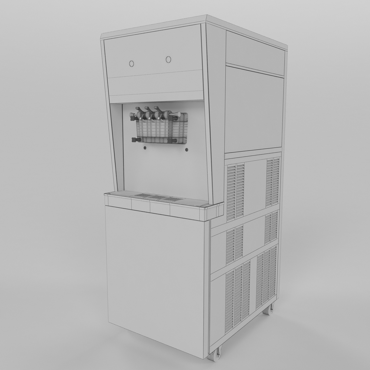 ice cream maker 3d model