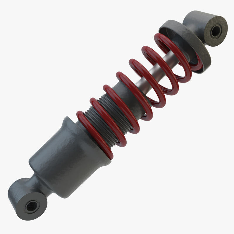 3d model of shock absorber