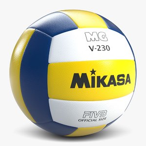 3d model of volleyball 2