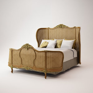 asnaghi bed sc 2501 3d model