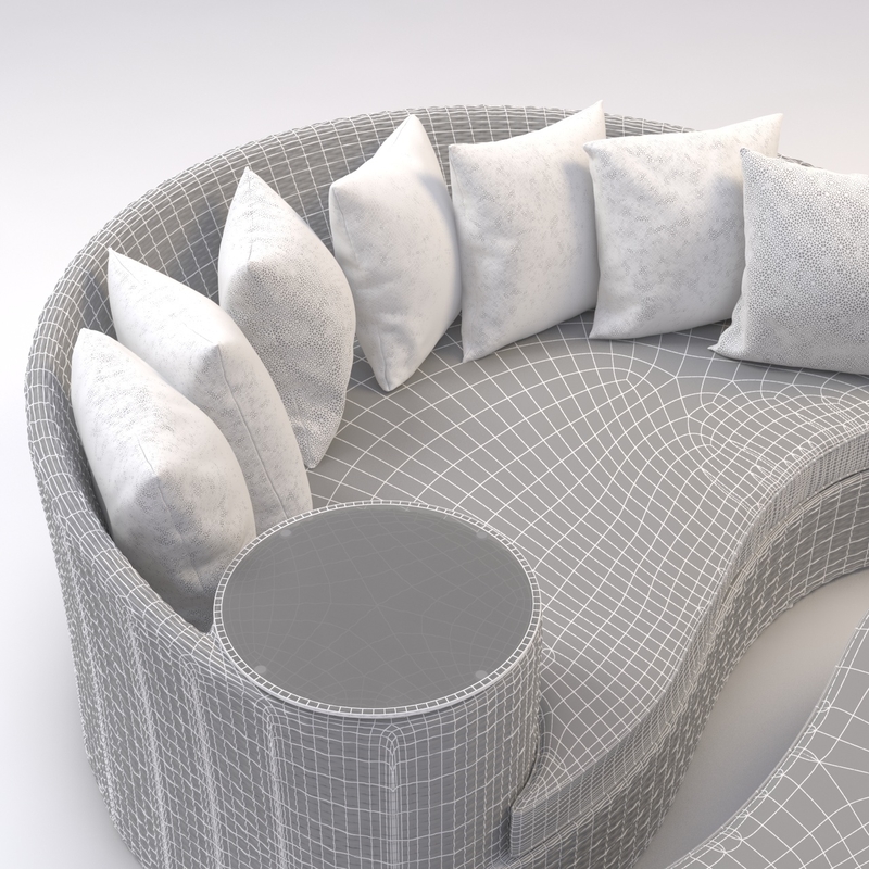 3ds max furniture synthetic rattan