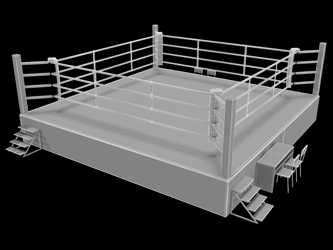 Boxing ring. Ринг для 3ds Max. Ринг бокс 3d. Модели на ринге. 3д модель боксерского ринга.