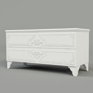 3d chest drawers morfeo model
