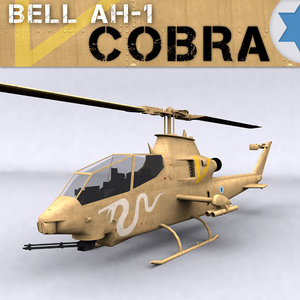 israeli bell ah-1 cobra 3d model