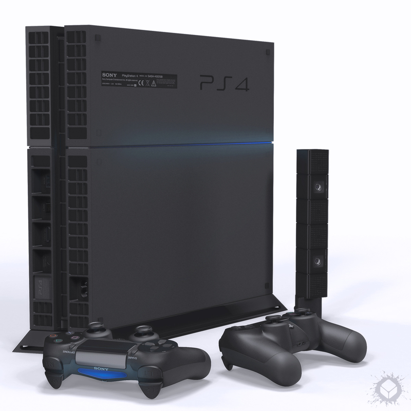 3d model gaming sony playstation 4