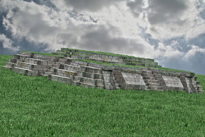 3d historical piramid model