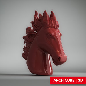 head horse 3d model
