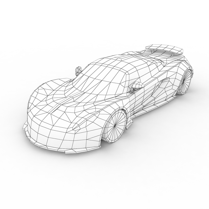 3d 2013 hennessey venom gt model