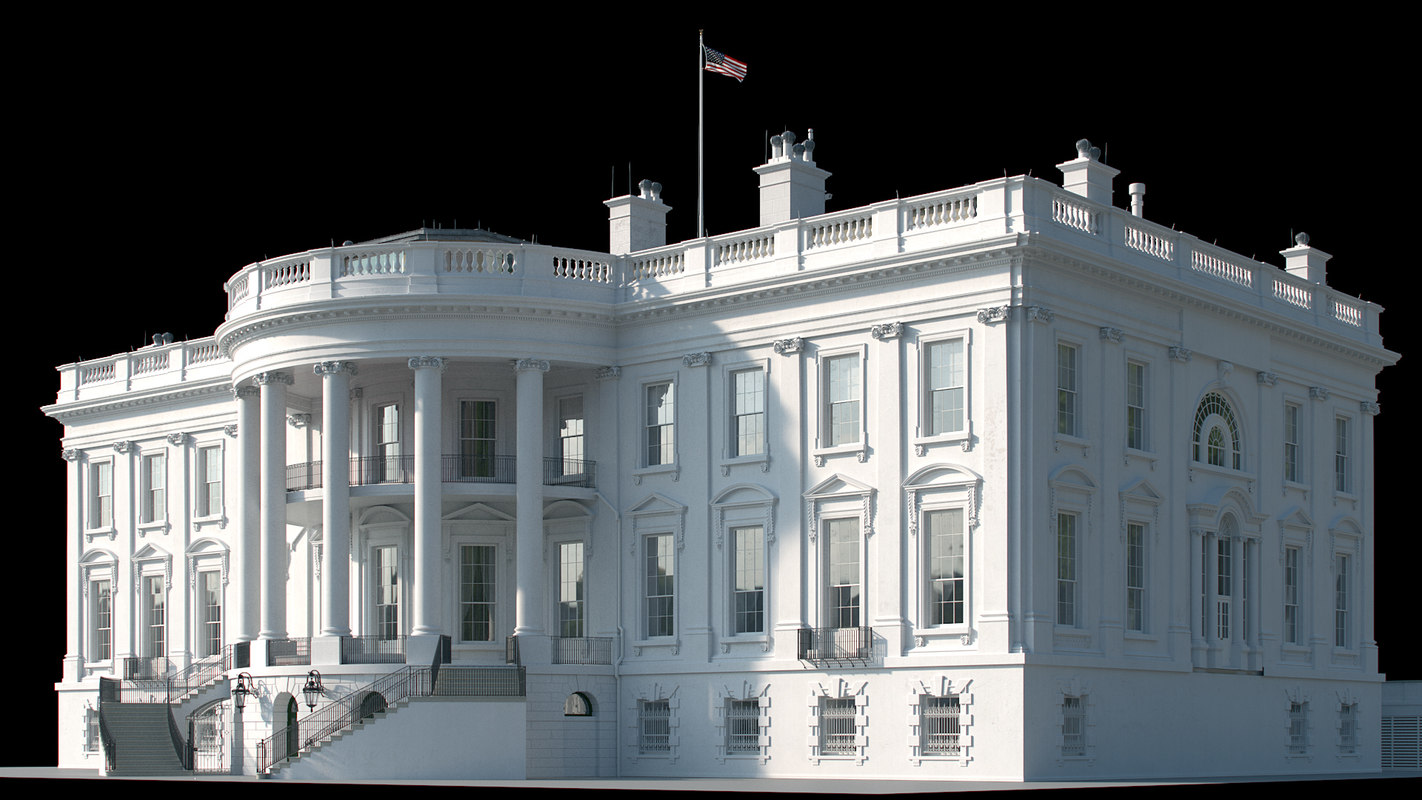 white house 3d model