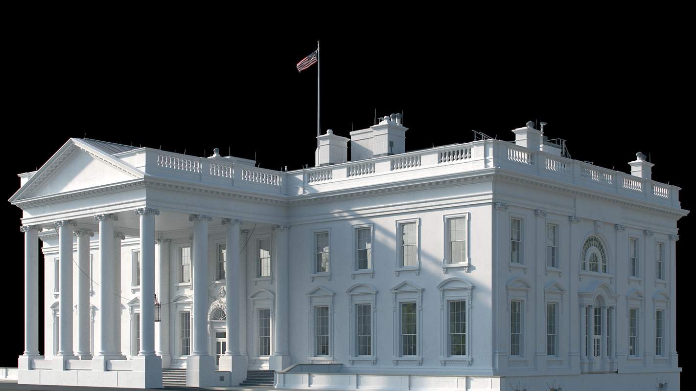 white house 3d model