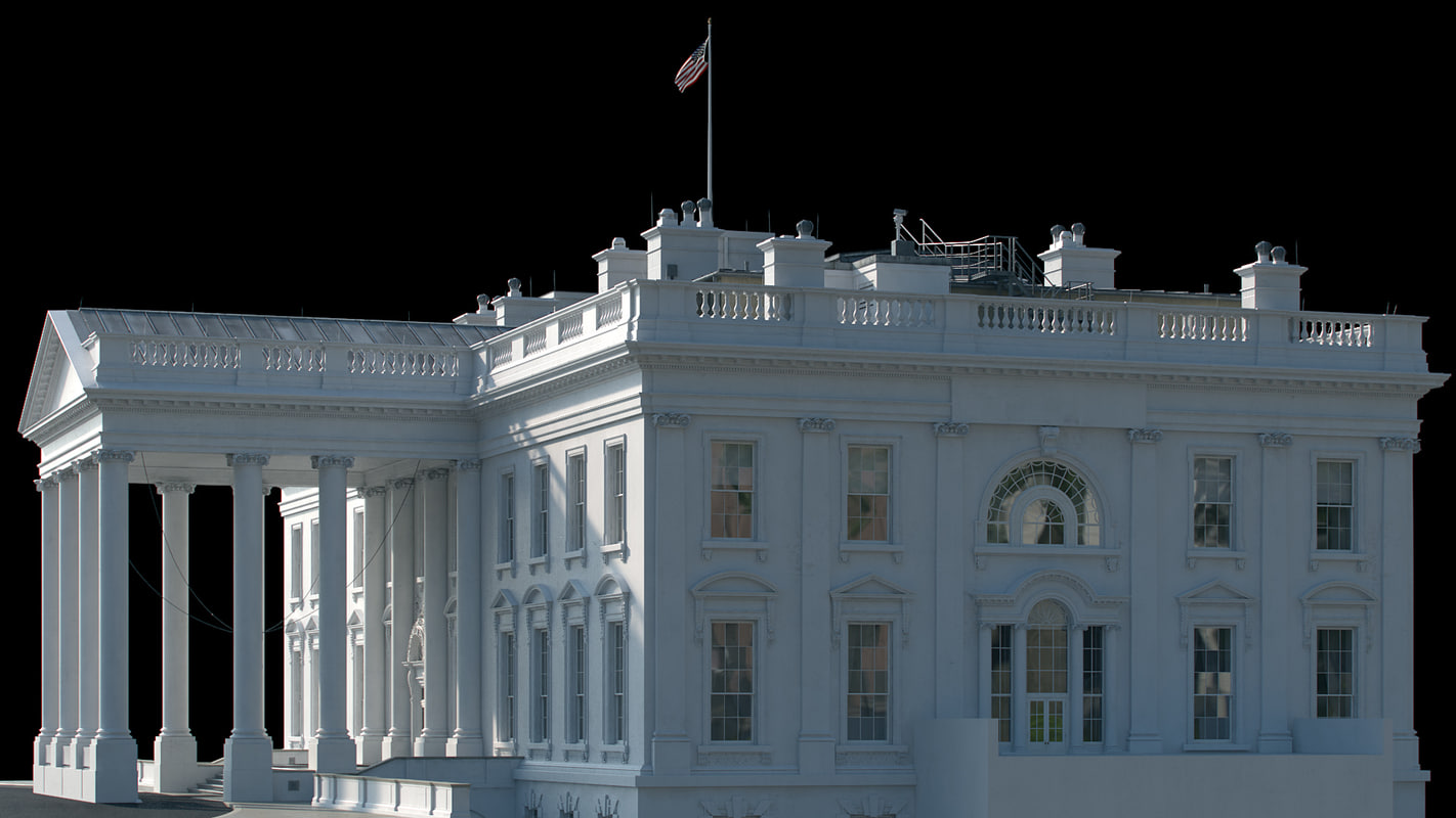 white house 3d model