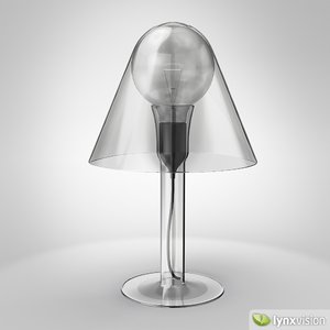 3d model montana table lamp zanuso