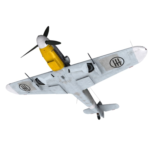 3d model gustav bf-109s 364 1943