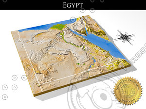 egypt resolution relief maps 3d max