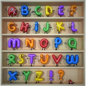cartoon alphabet max