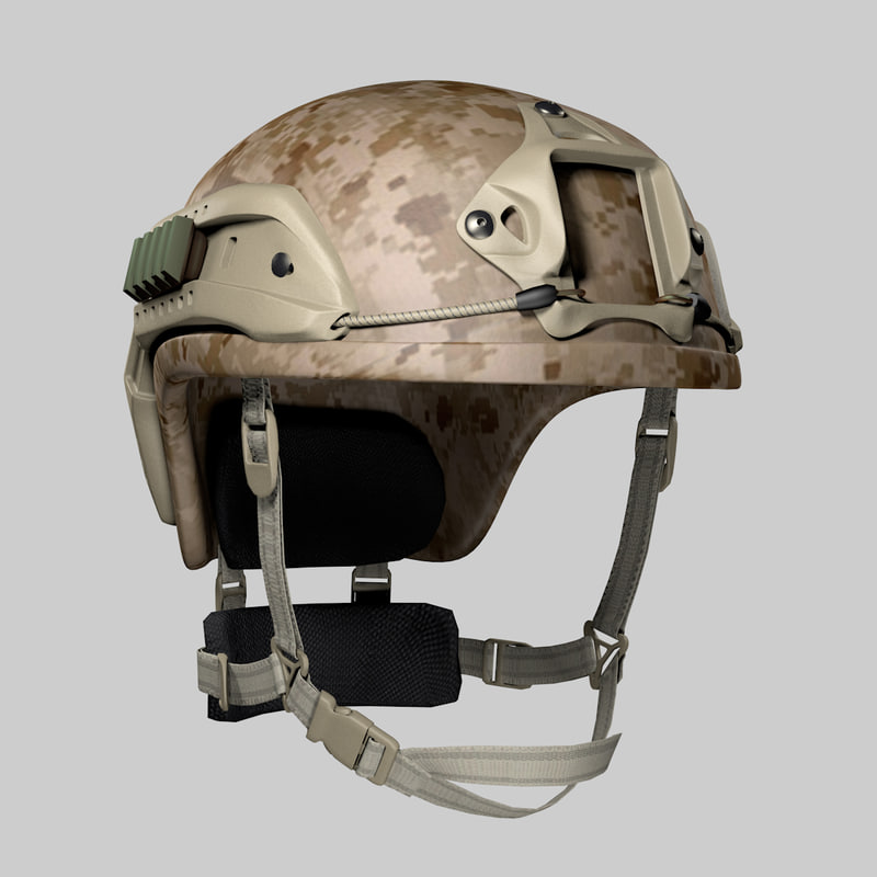 Military Helmet 3d Model