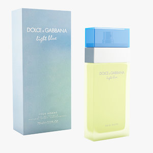 3d parfume dolce gabbana light model