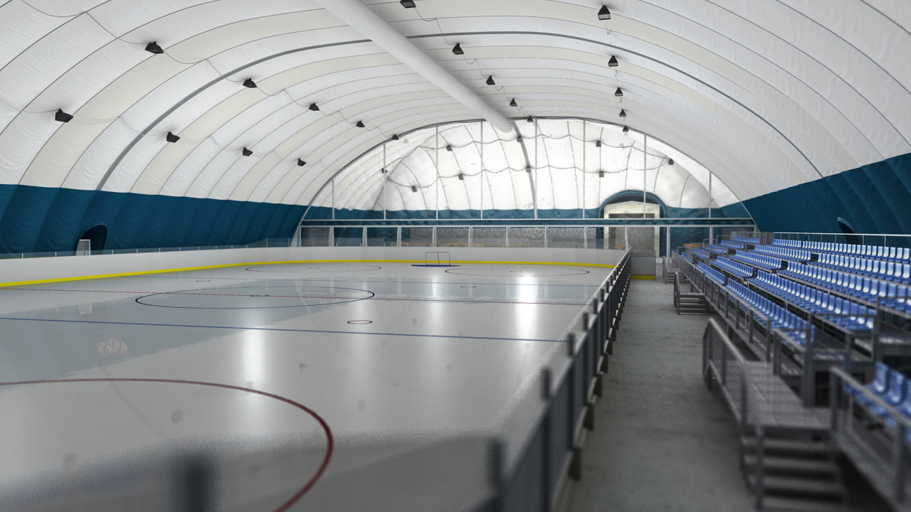 modelo 3d Airdome hockey playground TurboSquid 767450