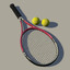 3d tennis player girl rigged model