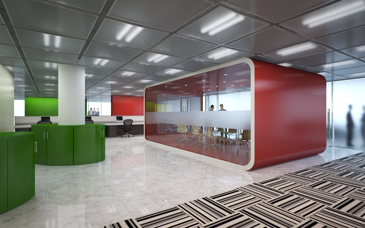 office interior 3d max