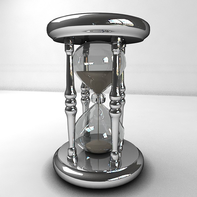 Hourglass Glass Hour 3d Max 