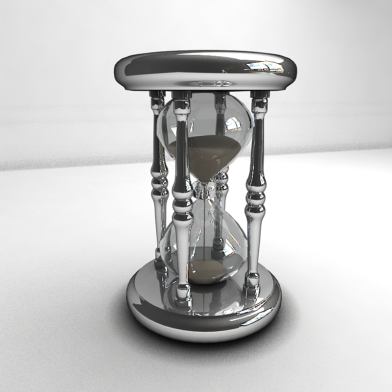 Hourglass Glass Hour 3d Max 