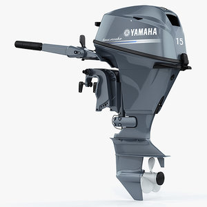 3ds max yamaha f15 portable outboard engine