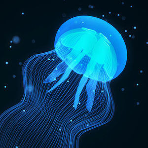obj realistic jellyfish