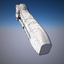 3d scifi jet spaceship model