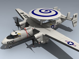 3d e-2c hawkeye model