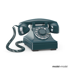 3ds max western electric 302 phone
