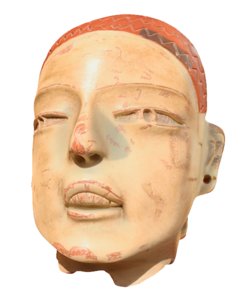3d model mayan head replica