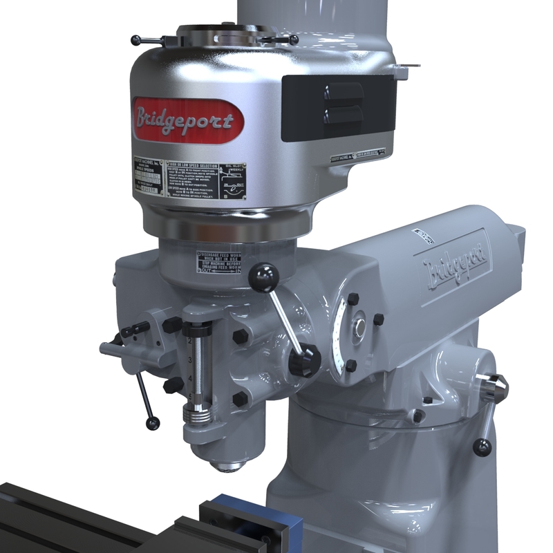 3d bridgeport milling machine